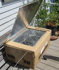 cardboard solar oven